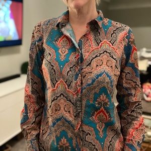 J crew cotton button down